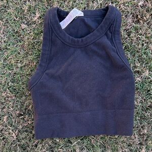 ALO Yoga Charcoal Sleeveless Top